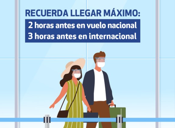 para vuelos internacionales cuantas horas antes